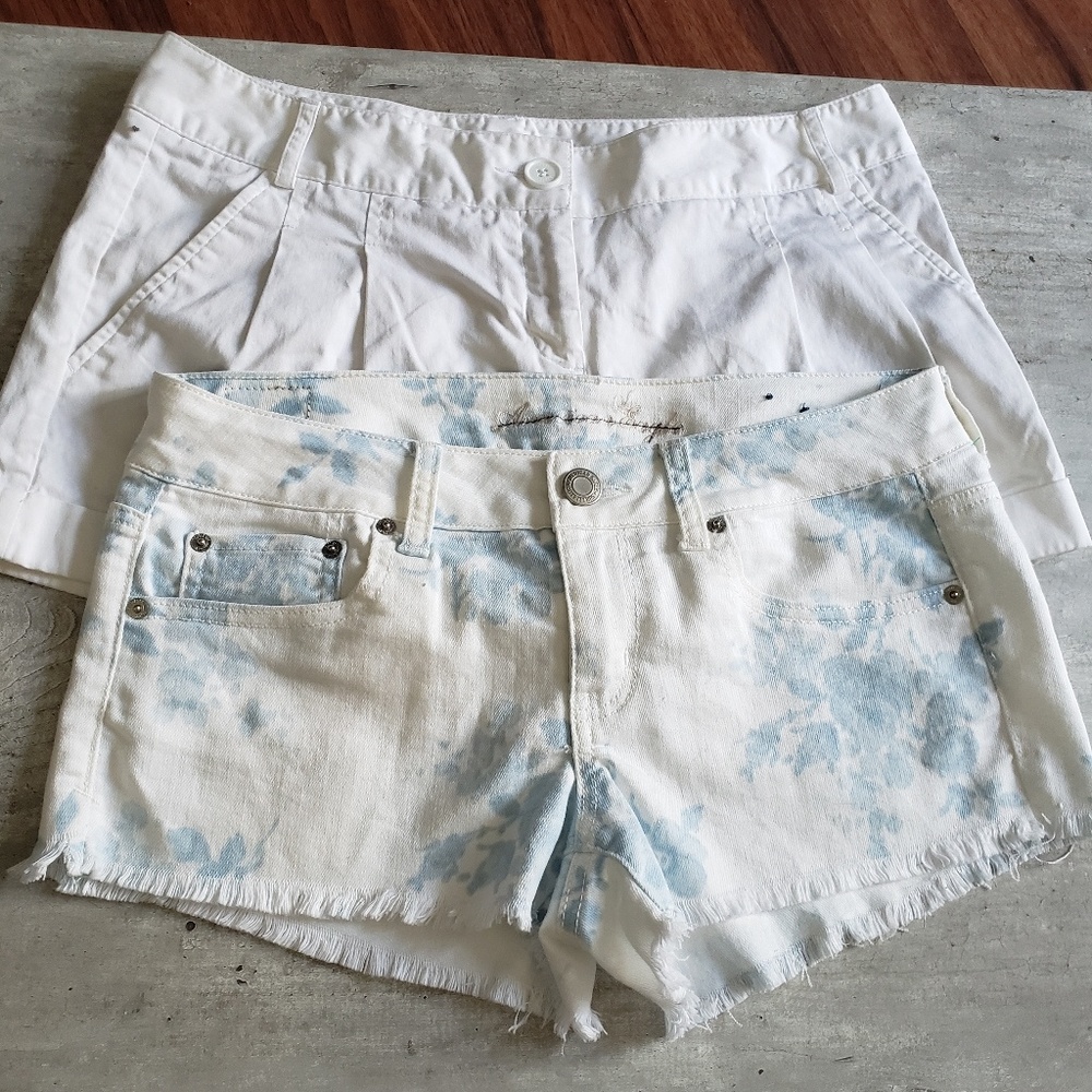 Two American eagle + Express shorts